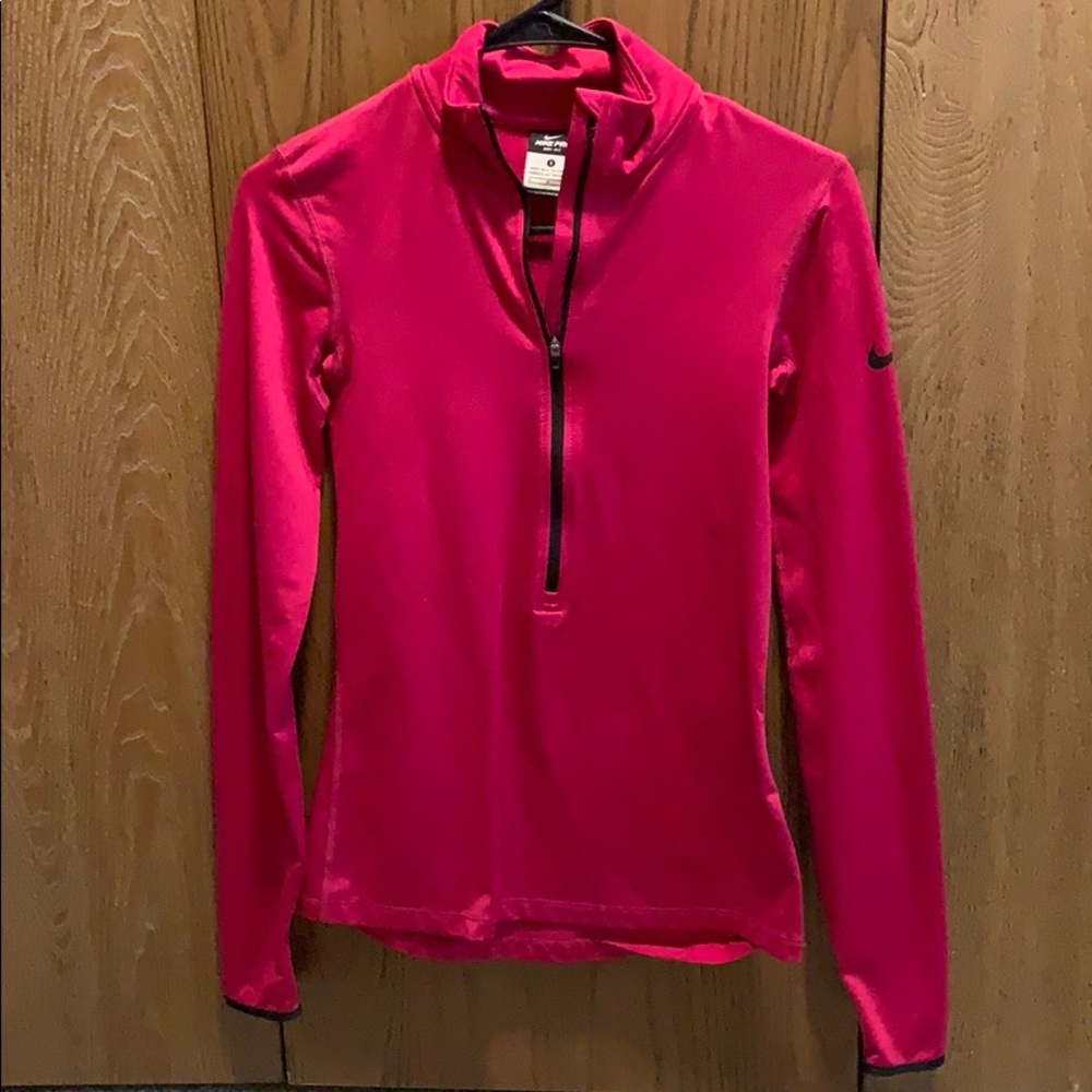 Pink Nike Pro Dri-Fit, Half-Zip